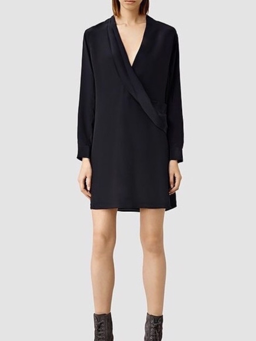 ALLSAINTS Walton Shirt Dress Size 8